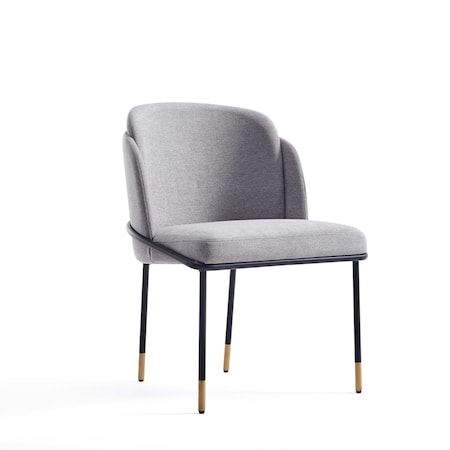 Manhattan Comfort Modern Dining Chair Perfect for Dining and Home Office Use DC052-GY